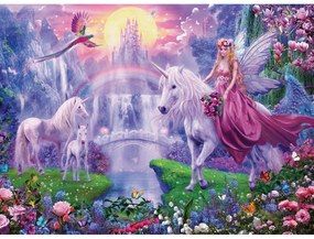 PUZZLE REGATUL UNICORNILOR, 200 PIESE STARLINE - RAVENSBURGER (RVSPC12903)