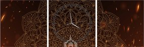 Tablou - Meditații (cu ceas) (90x30 cm)