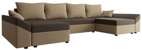 Colțar Memphis 105Cutie de pat, 316x138x82cm, 108 kg, Picioare: Plastic