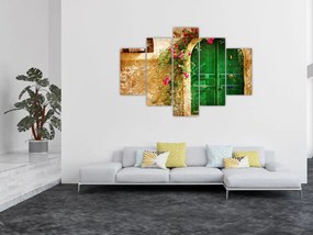 Tablou - Ușă veche (150x105 cm)