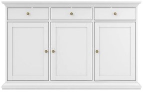 Comodă albă joasă 144x92 cm Paris – Tvilum