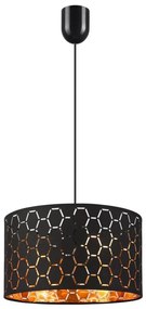 Pendul ULLE pe cablu, 1xE27/15W/230V, negru