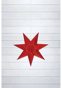 Decorațiune luminoasă de Crăciun roșie suspendată Saturnus – Markslöjd