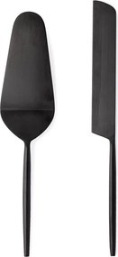 Set pentru servirea tortului 2 buc. din oțel inoxidabil Bronte – Bizzotto