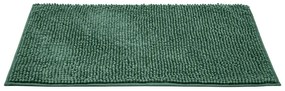 Covoraș de baie verde închis din material textil 50x80 cm Chenille – Allstar