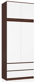 Suprastructură pentru dulap Sashka  (wenge + Alb). 1069952