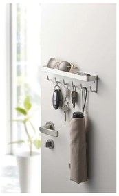 Cuier pentru chei cu raft YAMAZAKI Smart, alb