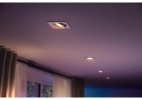 Plafonieră LED RGB încastrată Hue CENTURA 1xGU10/5,7W/230V Philips 50551/31/P7