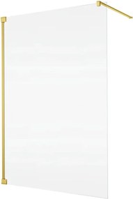 Paravan de dus tip Walk-in auriu SanSwiss Cadura 120x200 cm