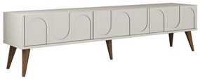 Masă TV/Dulap Bipemu 3 (crem + Nuc) . 1095684