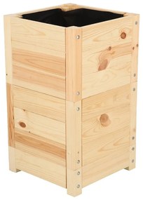 Coș pentru compost în culoare naturală Worm – Esschert Design