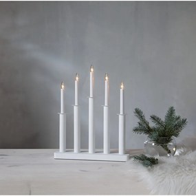 Decorațiune luminoasă de Crăciun albă Plate – Star Trading