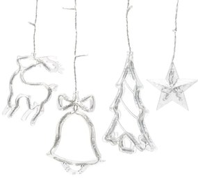 Aigostar - Ghirlandă luminoasă LED RGBY pentru exterior, 120xLED/6W/230V/8 funcții, 3x0,6m, IP44 + telecomandă