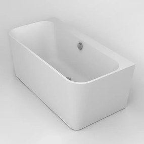 Cada freestanding Kreiner Maggie 160x75 cm finisaj alb lipita de  perete  BTW