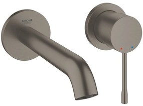 Baterie chiuveta baie incastrata antracit mat Grohe Essence, M fara ventil