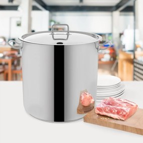 Orion Cratiță din oțel inoxidabil cu grilă 32 l
