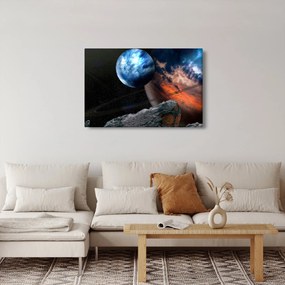 Tablou planetei în cosmos (90x60 cm)