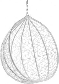 Scaun suspendat alb KOKON fara suport