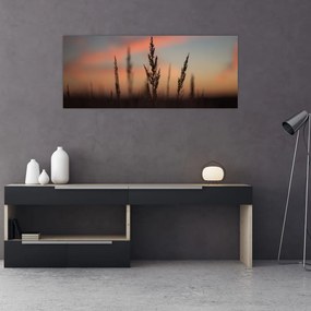 Tablou - Silueta plantei (120x50 cm)