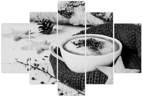 Tablou - Cappuccino de iarnă (150x105 cm)