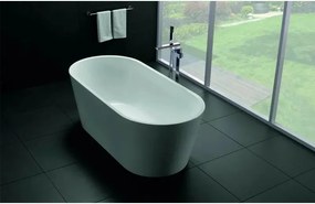 Cada freestanding Inter Ceramic acril alb 170x80 cm