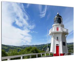 Tablou cu farurile Akaroa, Nooua Zeelanda (90x60 cm)