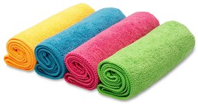 Set de 4 lavete din microfibră Vileda Colors, 30 x 30 cm