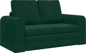 vidaXL Pat canapea 60cm Verde închis Catifea