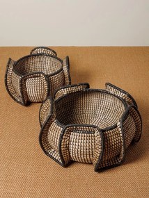 Cos de depozitare, din iarba de mare, D52cm, Quadrimac