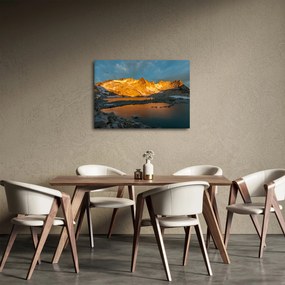 Tablou cu peisaj montan (70x50 cm)