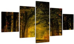 Tablou cu pădure (125x70 cm), în 40 de alte dimensiuni noi