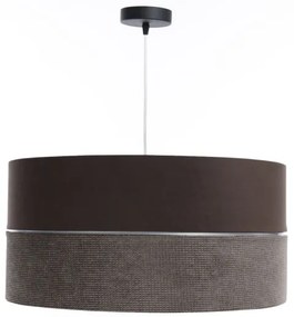 Lustră pe cablu TWIST 1xE27/60W/230V maro/argintiu