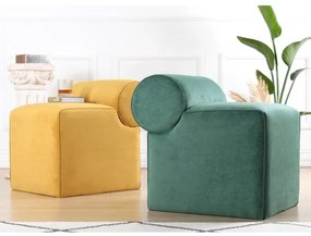 Taburet TIKI 47x45 cm galben