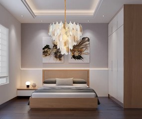 Lustra moderna design deosebit ARWENA, diametru 80cm