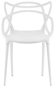 Scaun alb din plastic KATO