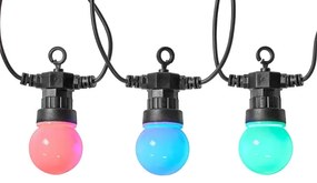 Nedis WIFILP03C10 - Șir LED RGB decorativ 10xLED 12m IP65 Wi-Fi Tuya