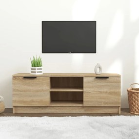vidaXL Comodă TV, stejar sonoma, 102x35x36,5 cm, lemn prelucrat