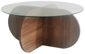Masă de cafea Bubble Walnut