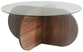 Masă de cafea Bubble Walnut