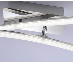 Lustră LED aplicată SIMON 2xLED/5W/230V crom mat Leuchten Direkt 11270-55