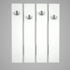 Cuier de perete ANITA 80x64,7 cm alb