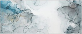 Tablou - Marmură albastră (120x50 cm)