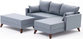 Colțar albastru deschis (colț dreapta) Bella – Balcab Home