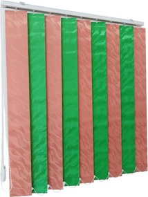 Jaluzele verticale BEATA 9609 / 9620 somon verde – jaluzele verticale moderne complete cu prindere pe tavan