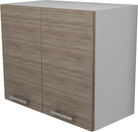 Corp Superior Hota Lecce, Stejar Sonoma Inchis/Alb, 60 x 30 x 50 cm