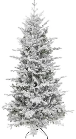 Brad artificial de Crăciun FULL 3D Molid Elvețian Înzăpezit 210cm