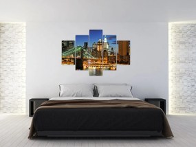 Tablou - Pod cu New York (150x105 cm)