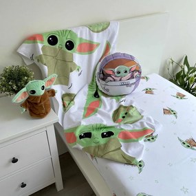 Prosop pentru copii din bumbac 70x140 cm Star Wars Baby Yoda – Jerry Fabrics