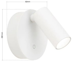 Orion - Lampă LED reîncărcabilă, dimmabilă LUXY, 1W/5V, 2200 mAh, 2700/3000/4000K, albă