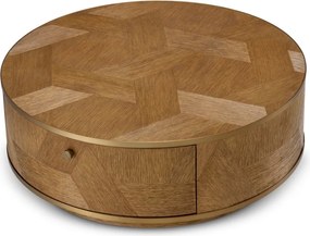 Masuta de cafea LUX, Furnir de stejar, Velutto